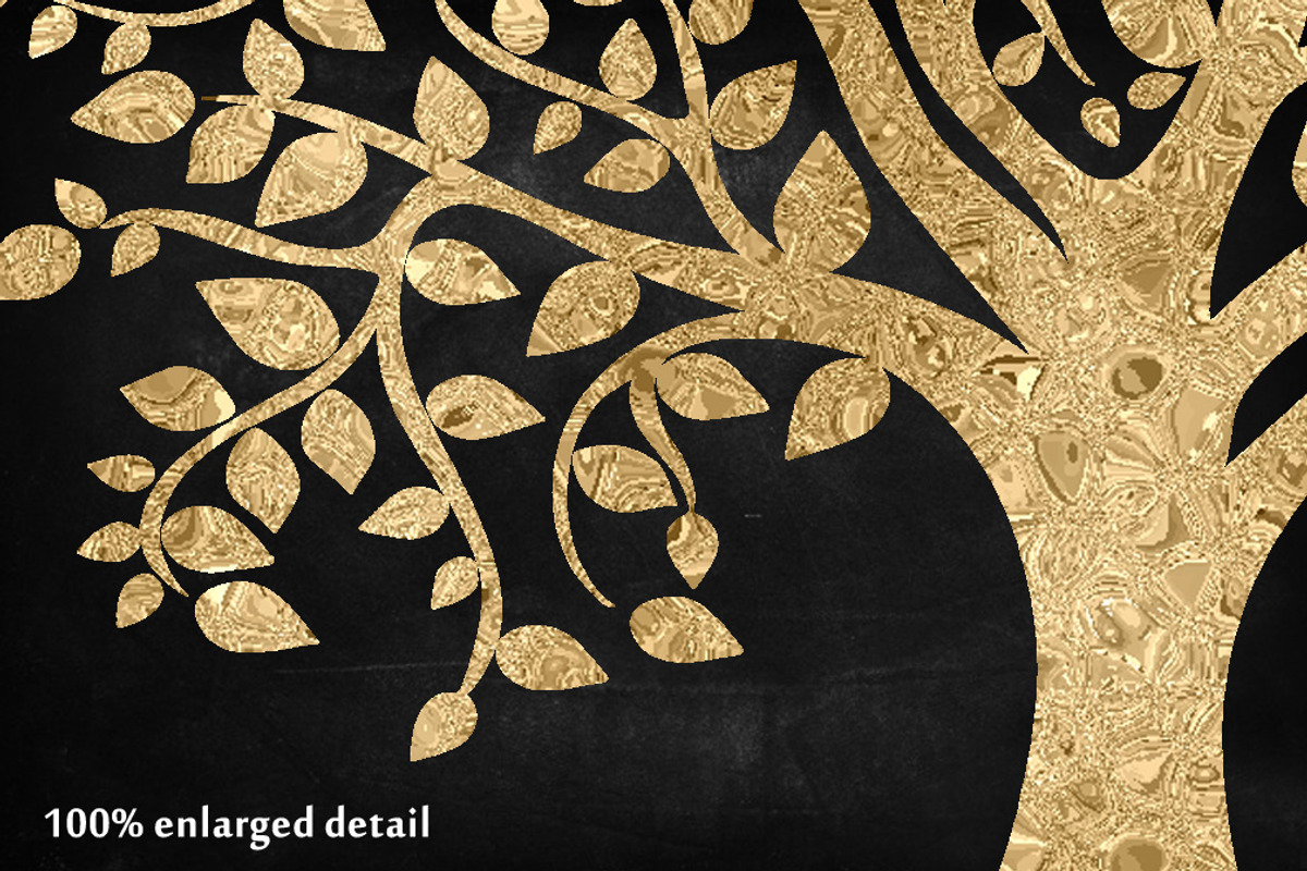 Golden Tree Silhouettes PNG, an Object Graphic by CatgoDigital (Photo 2 of 4)