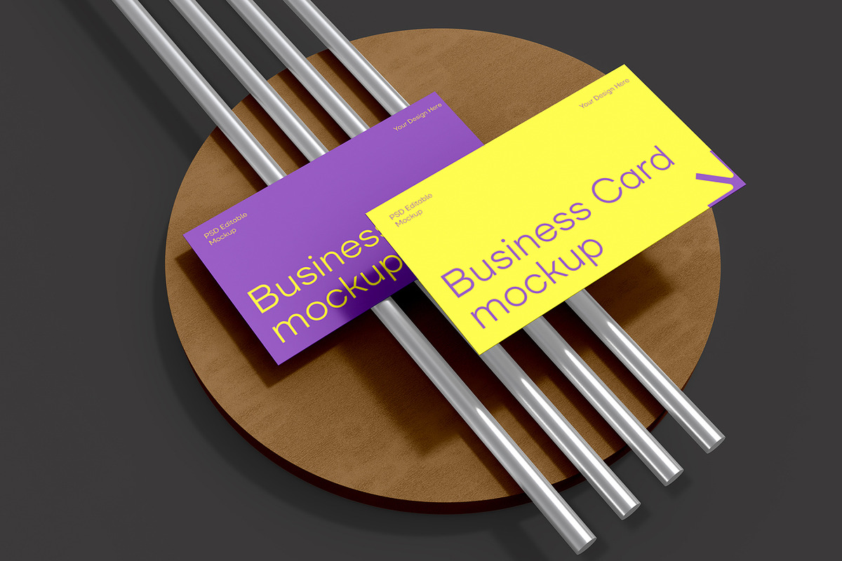 Minimal Business Card Mockup Layout, a Product Mockup by graphypix (Photo 1 of 4)