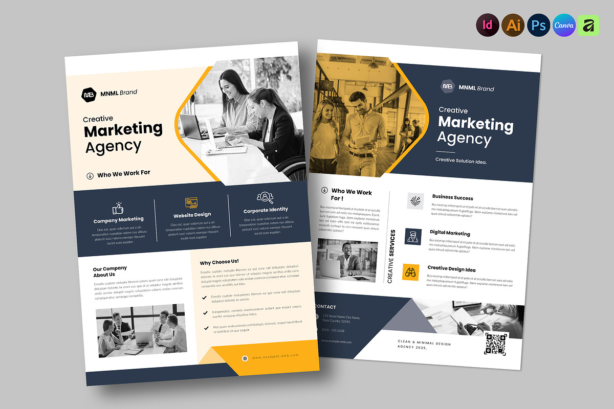 Corporate Business Flyer Template, a Flyer Template by NorthPeak (Photo 1 of 6)