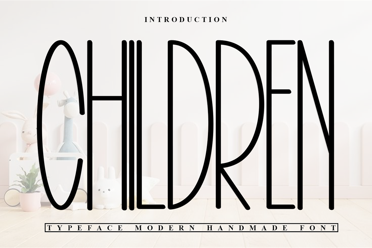 Children, a Sans Serif Font by FreshTypeINK (Photo 1 of 8)