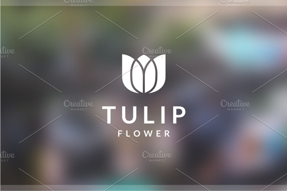 Tulip Flower Logo Template, a Branding & Logo Template by yopie (Photo 4 of 4)