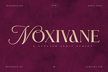 Noxivane — Stylish Serif Script