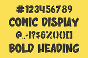 Blofust Bold Comic Display Font, a Sans Serif Font by Maulana Creative (Thumbnail 4 of 7)