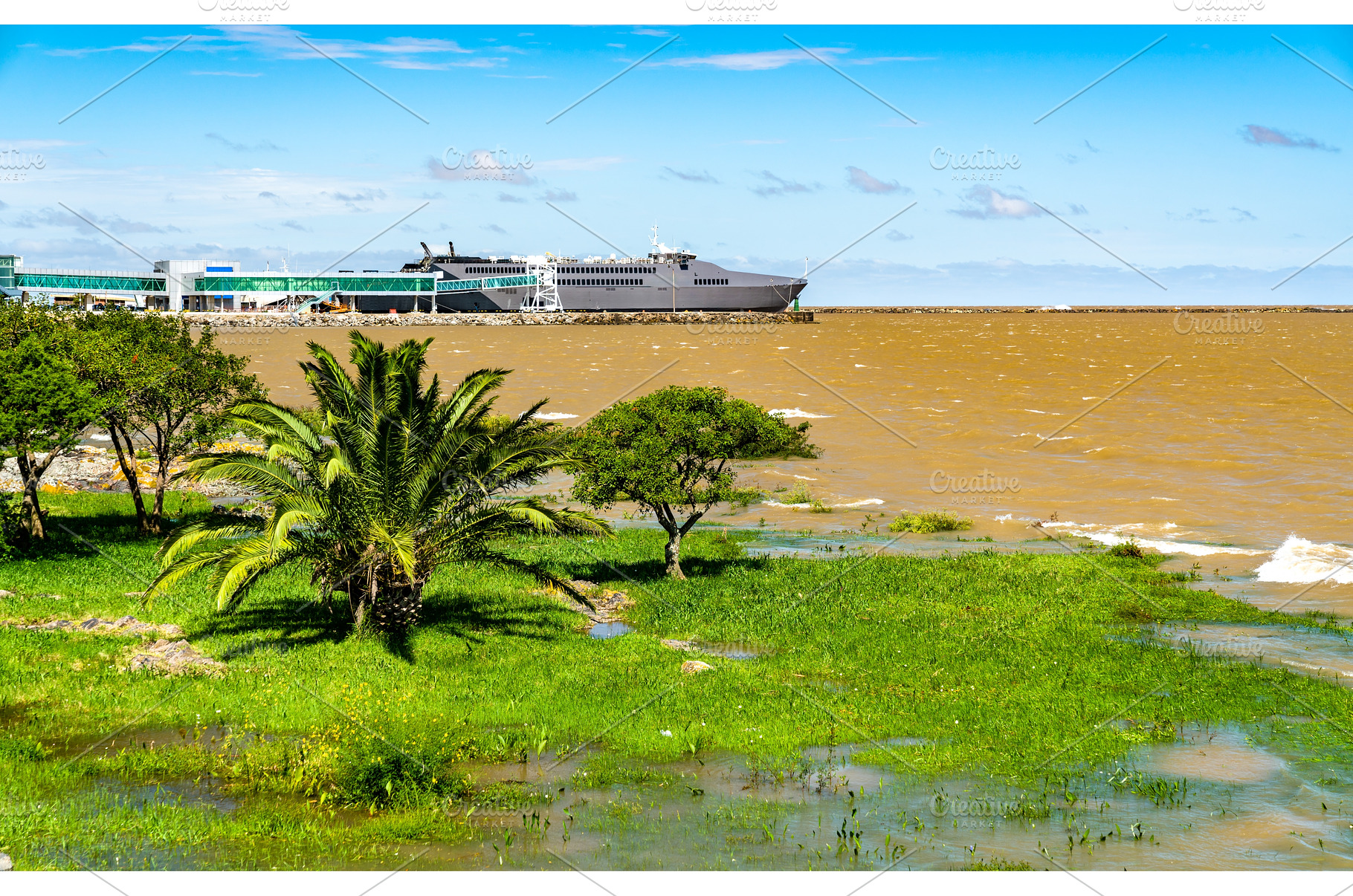 View of the coast of Colonia del, a Nature Photo by Leonid Andronov
