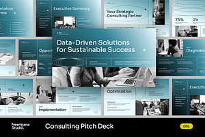 Gradient Consulting Pitch Deck GSL, a Presentation Template by Neermana