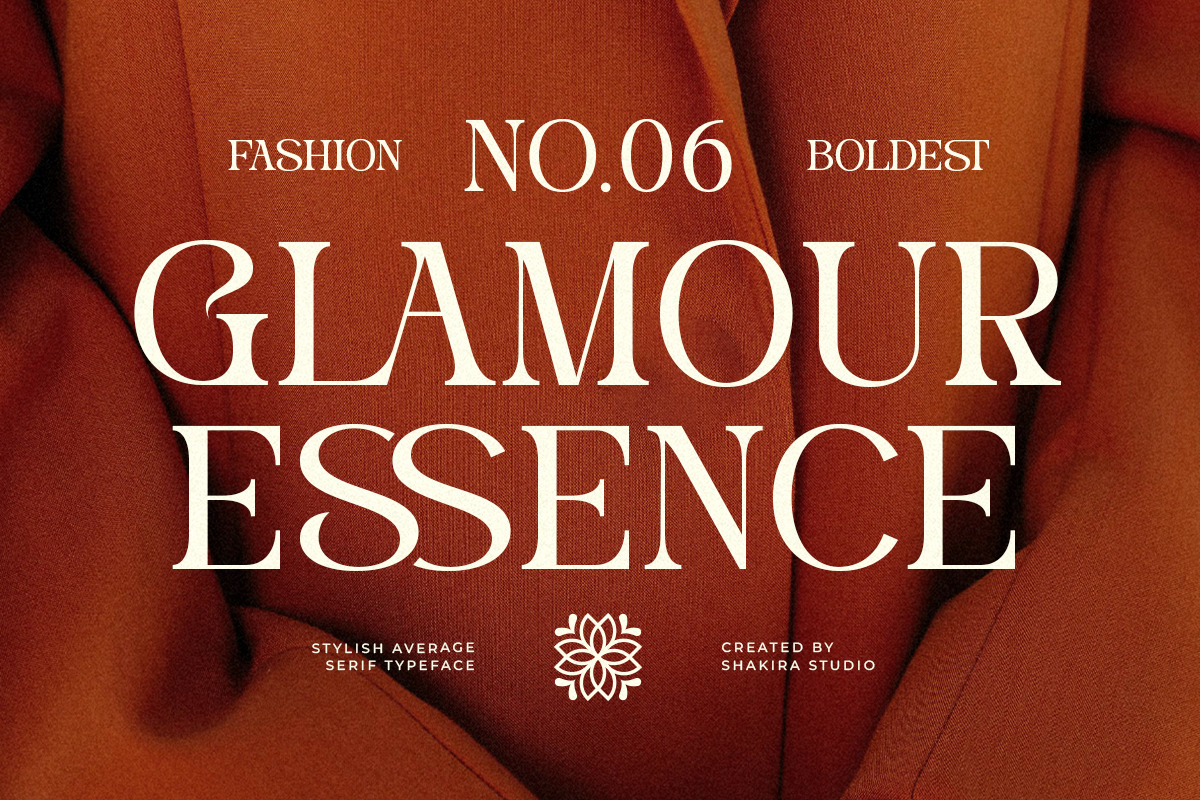 Stylish Average - Elegant Alternates, a Serif Font by Shakira Studio (Photo 2 of 10)