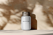 Plastic Medicine Bottle Mockup, a Cups & Container Mockup by pmvch (Thumbnail 10 of 10)