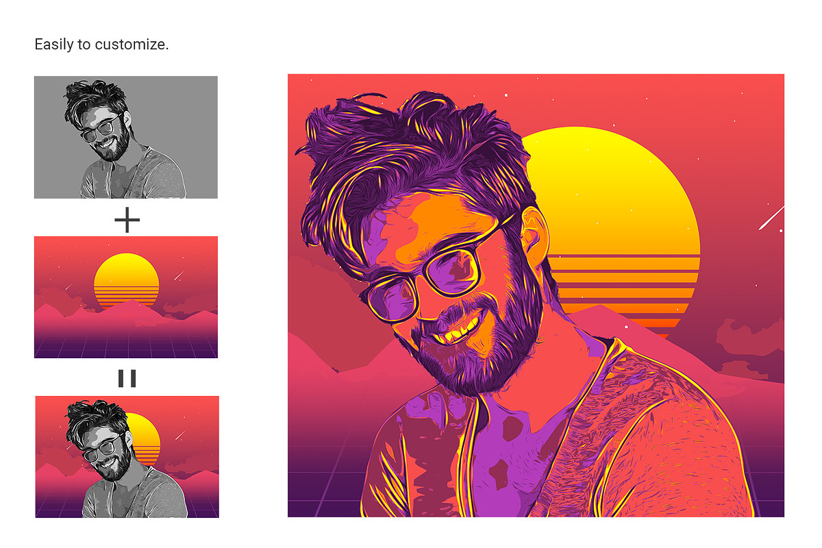 Vector your Image With Photoshop, an Action Add-On by GraphicBerg (Photo 3 of 9)