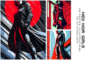 Neo Noir Girls, a Person Illustration by Digital Art Creations (Thumbnail 1 of 8)