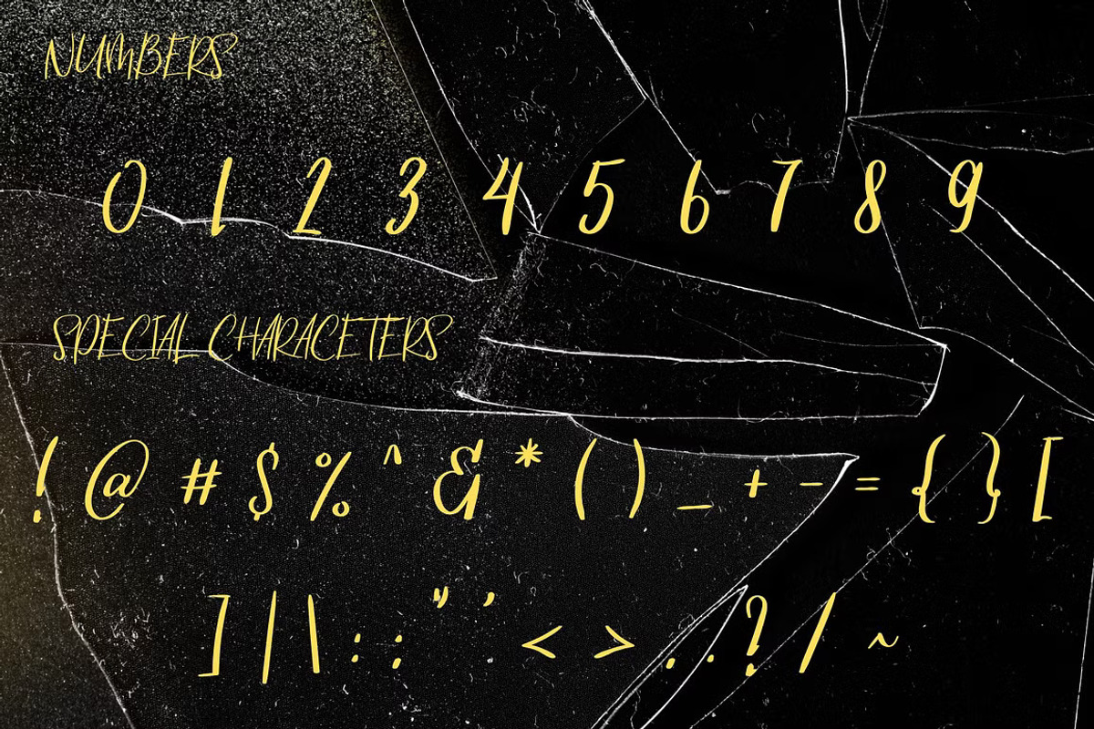 Heart Ticker Calligraphy Font, a Handwritten Font by GearShift (Photo 7 of 7)