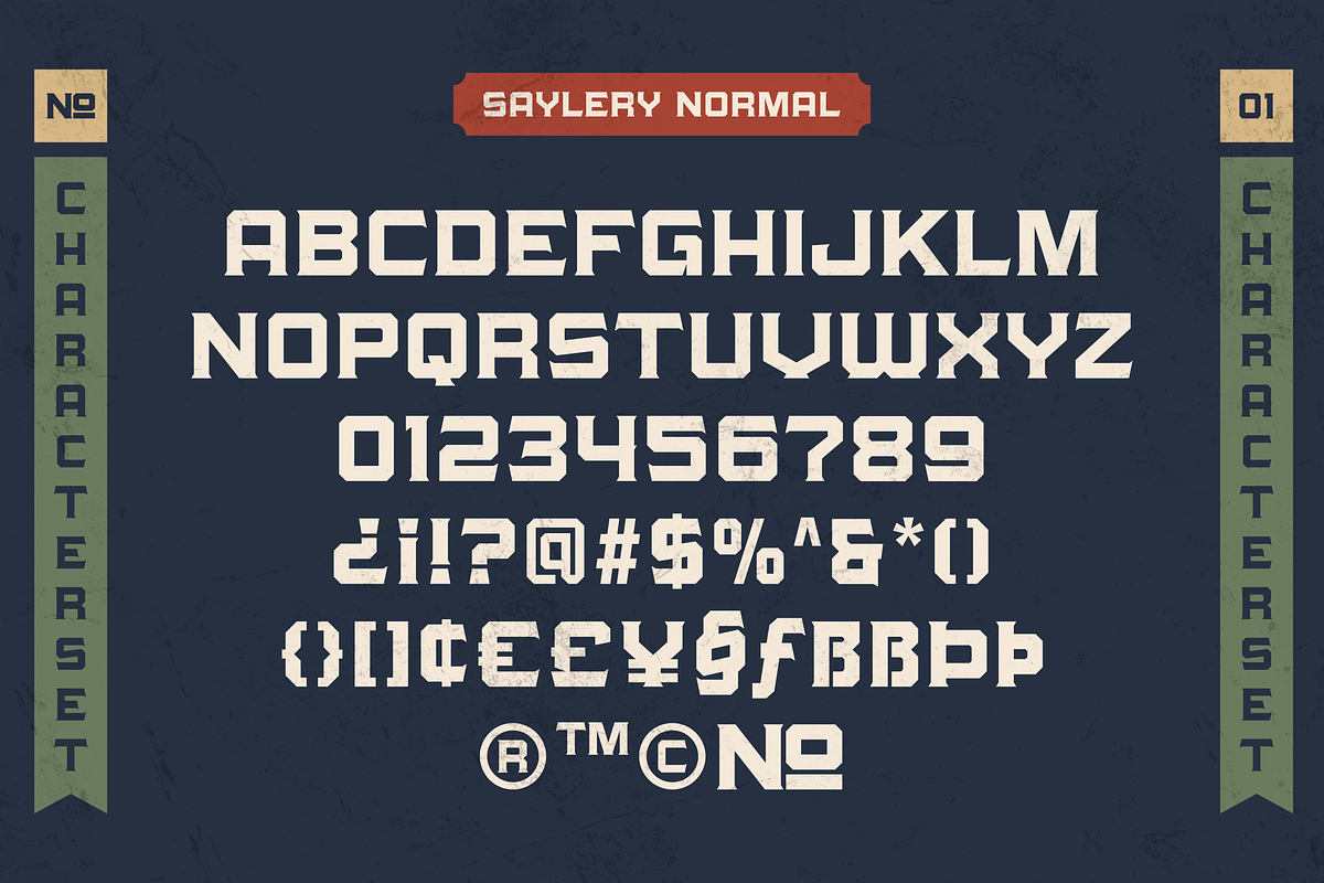 Saylery Typeface, a Sans Serif Font by 24Design Studios (Photo 7 of 9)