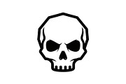 Skull & Crossbones Silhouette Vector, an Illustration by jahid234 (Thumbnail 19 of 51)