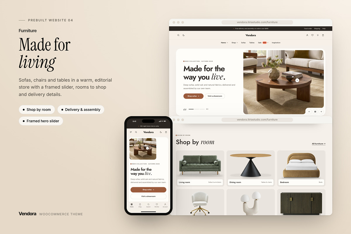 Vendora - WordPress Theme, a WordPress Template by Deck Atelier (Photo 6 of 17)