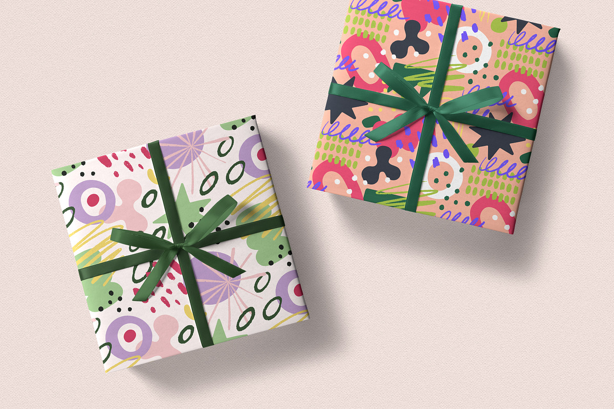 Abstract shapes seamless patterns, a Pattern Graphic by Good Studio (Photo 7 of 8)