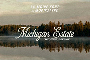 La Moire – The Retro Script Font, a Script Font by Modikstype (Thumbnail 4 of 10)
