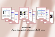 Two Page Media Kit in Pink, a Templates & Theme by ProductiveandFree (Thumbnail 7 of 11)