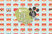 Fox Emojis, an Emoji Icon by NatBurger (Thumbnail 1 of 4)