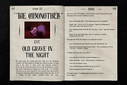 Chronothell Condensed Display, a Serif Font by Haps Space (Thumbnail 20 of 21)