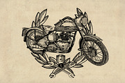 Classic Motorcycle Illustration Pack, an Illustration by Doggy Days (Thumbnail 2 of 10)