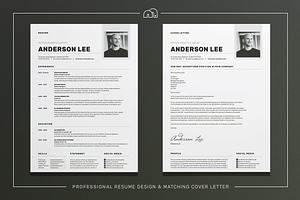 Resume/CV - Anderson