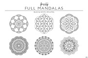 Mandala Geometry Vector & PNG set, a Decorative Illustration by Fizzy Images (Thumbnail 2 of 3)
