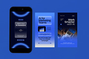 AI Assistant Instagram Template, a Social Media Template by graphicook (Thumbnail 3 of 3)