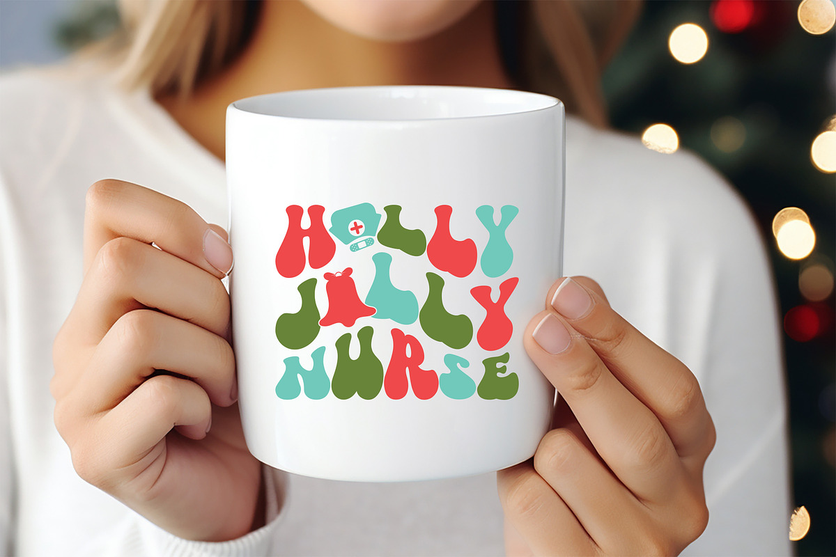 Nurse Christmas SVG Bundle, a Graphic by CraftlabSVG (Photo 10 of 17)