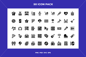 Music store icons, an Outline Icon by Wencory