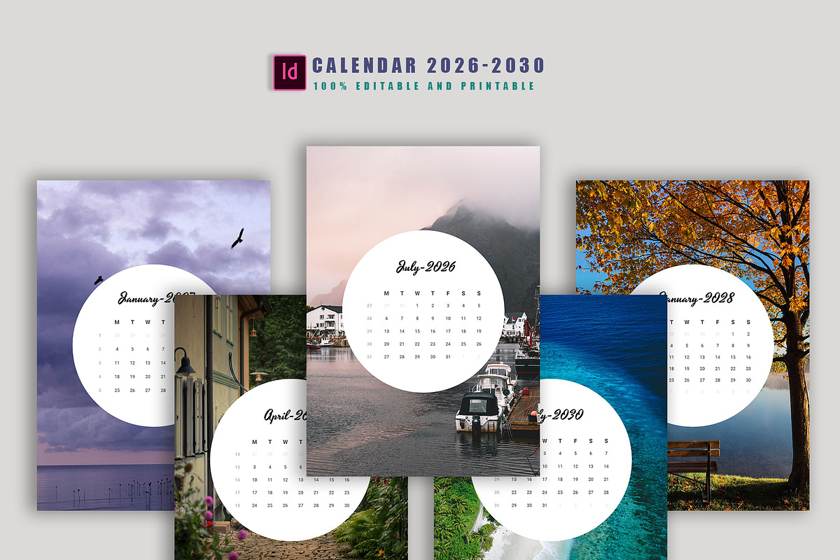 Calendar Templates 2026-2030