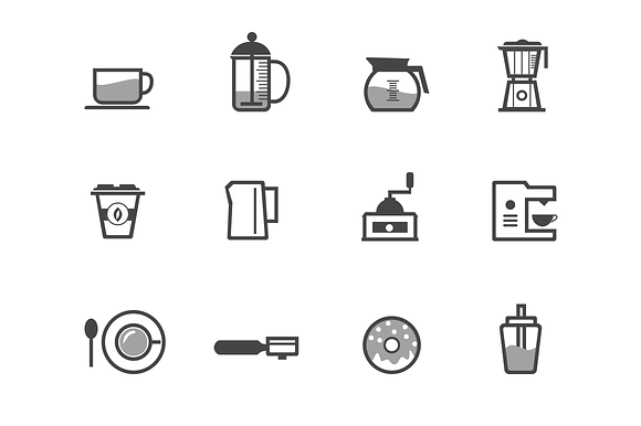 12 Coffee Icons And Symbols
