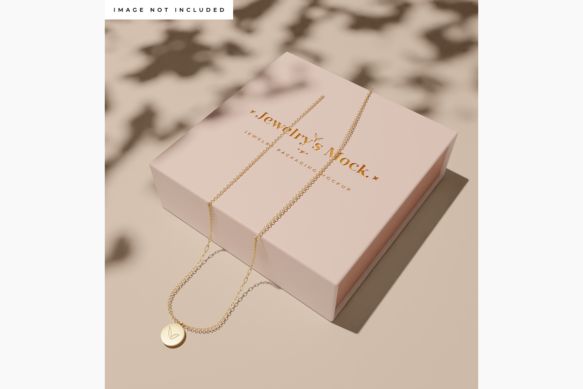 Jewelry box mockup bundle, a Cups & Container Mockup by Mockthethics. (Photo 8 of 12)