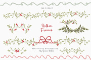 Watercolor Christmas Floral Bows, a Decorative Illustration by Grace Noboa Illustrations (Thumbnail 11 of 24)