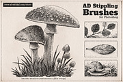 AD Stippling Brushes, a Brush Add-On by Alex Dukal (Thumbnail 2 of 9)