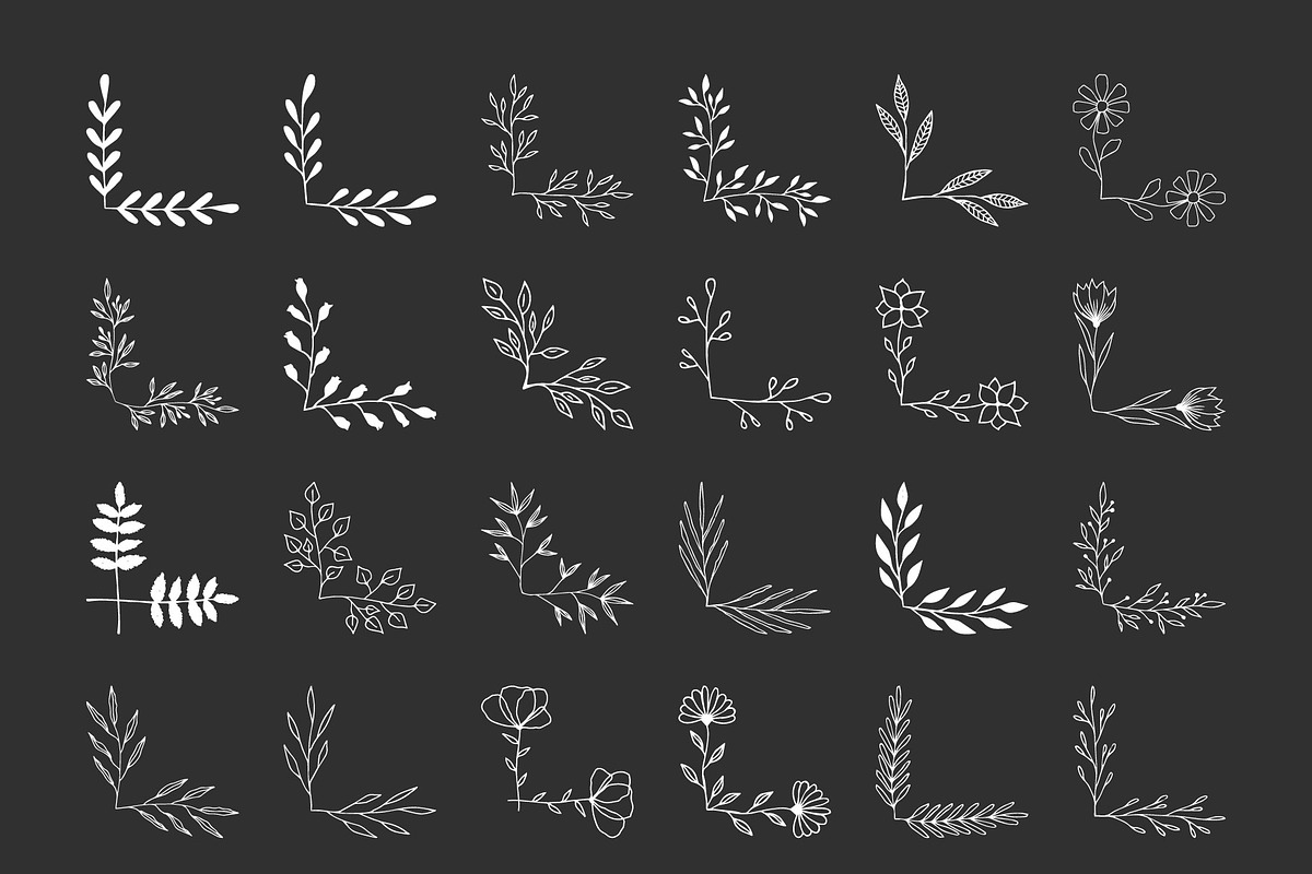 Set of hand drawn dividers & frames, an Object Graphic by Anatartan Design (Photo 4 of 6)