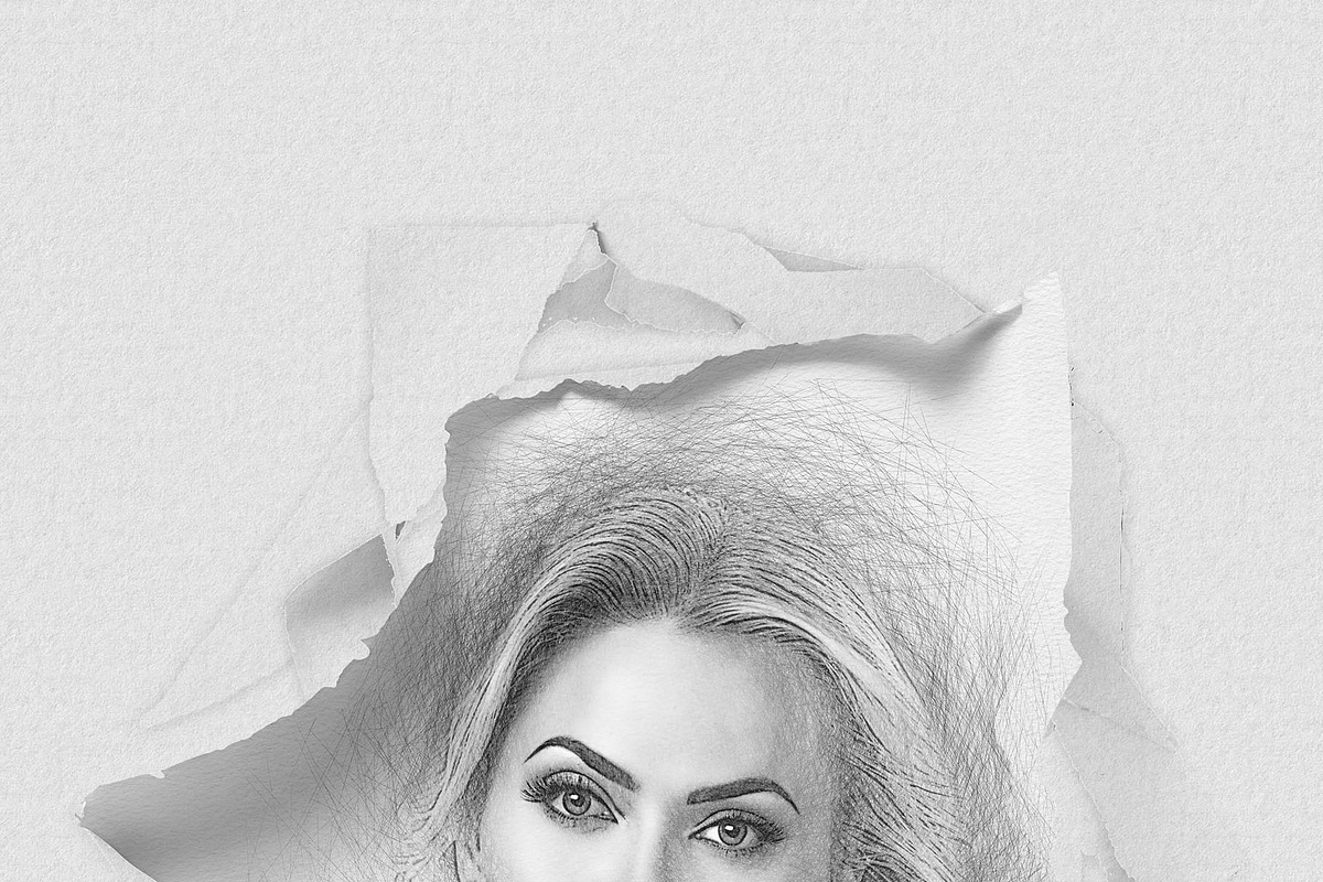 Turn Paper Cut Photo Effect, an Action Add-On by Photoshop Action (Photo 11 of 18)
