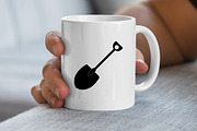 Shovel Silhouette SVG, a Work Illustration by newminddesign (Thumbnail 5 of 5)