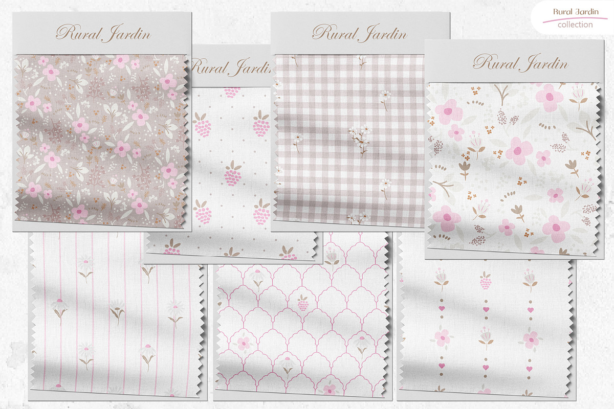 Rural Jardin – Floral Patterns, a Pattern Graphic by InaCorart (Photo 4 of 10)