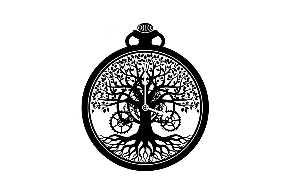Steampunk Tree of Life Symbol Bundle, an Illustration by yasushie (Photo 12 of 31)