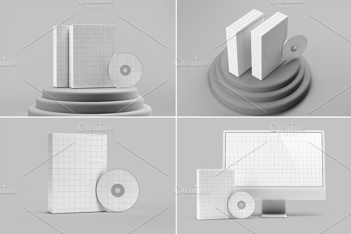Software Product Box Mockup, a Packaging Mockup by Illusiongraphic (Photo 23 of 25)