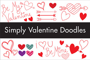 Simply Valentine Doodles