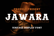 Jawara | Display Font, a Slab Serif Font by filosovis (Thumbnail 1 of 5)