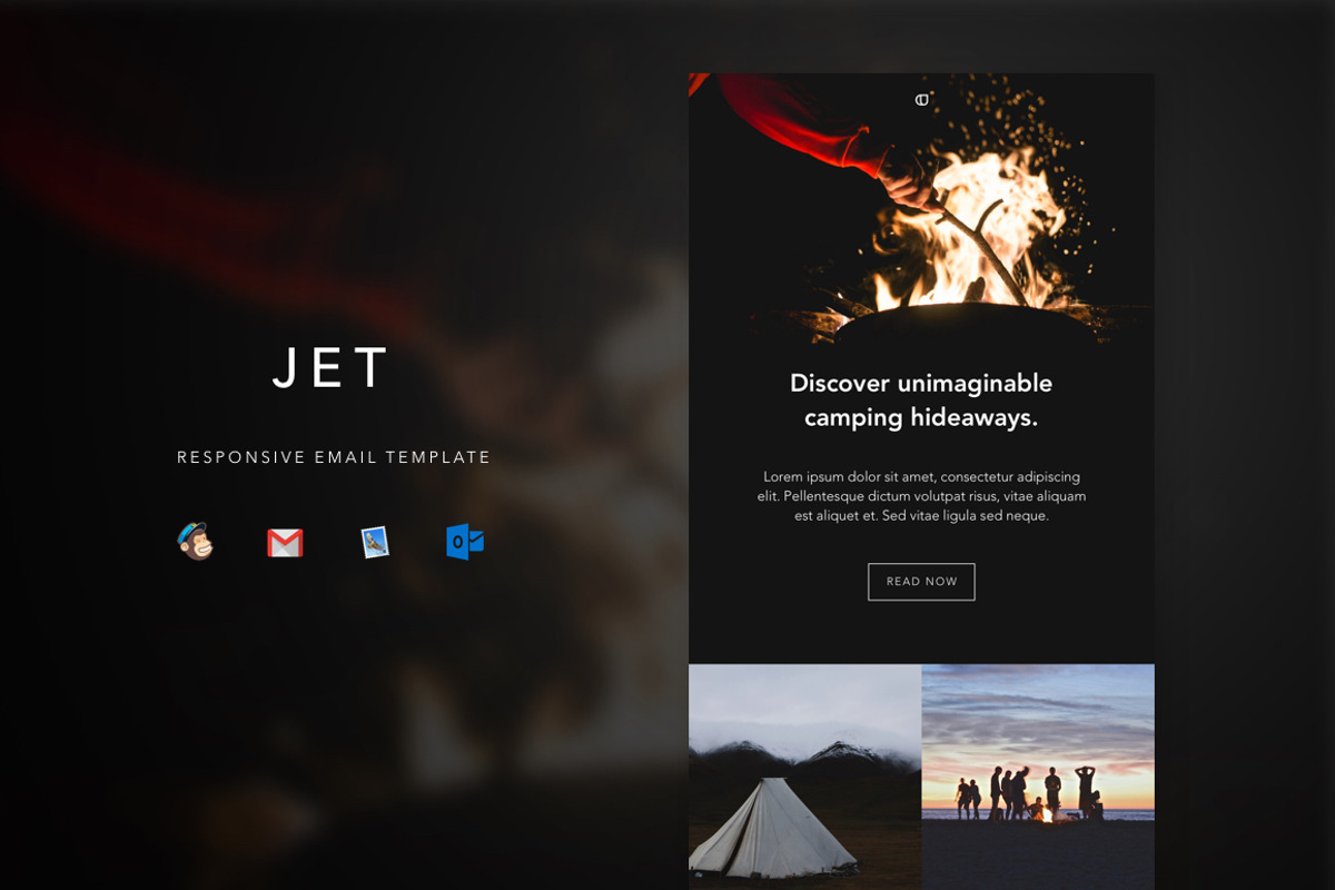 Jet - Responsive Email Newsletter, an Email Template by minimail (Photo 1 of 5)