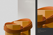 5 Podium with Transparent Background, a Background Graphic by faustudio (Thumbnail 7 of 7)