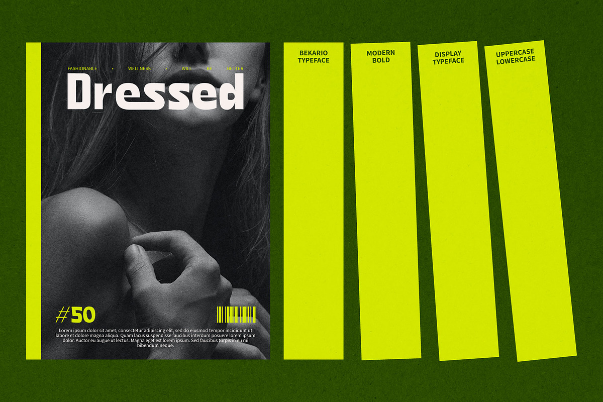 Ez-Bekario Sans Modern Display, a Sans Serif Font by Eztudio (Photo 4 of 15)