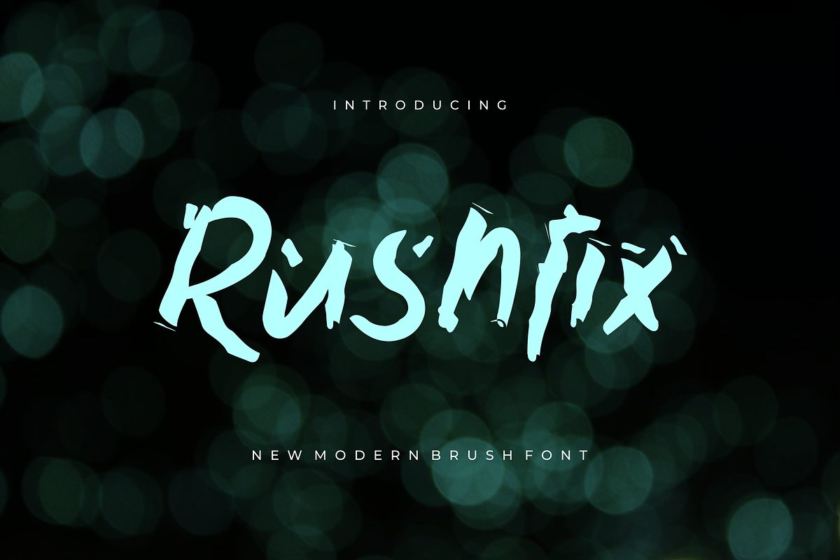 Rushfix - Font, a Handwritten Font by artchiles_design (Photo 1 of 5)