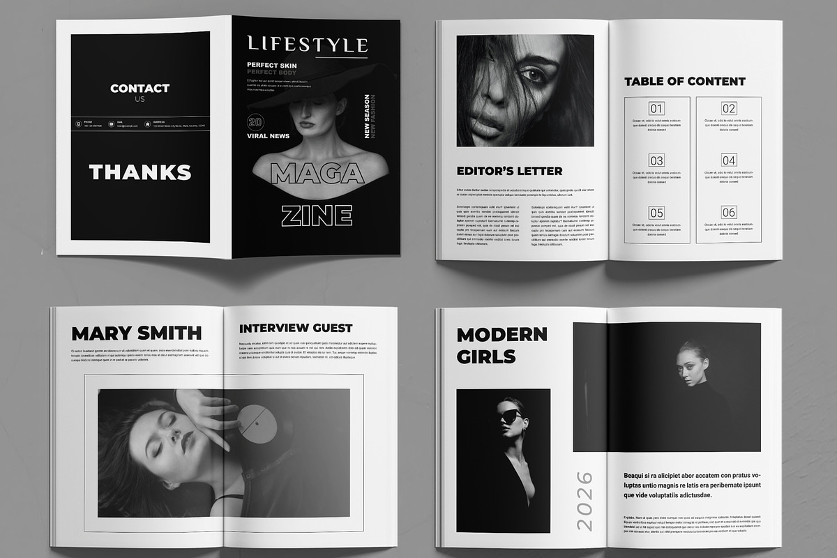 Fashion Magazine, a Magazine Template by MightyDesign (Photo 2 of 6)