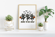 Funny Halloween Skeleton Raccoon Png, an Illustration by Craft Nest (Thumbnail 5 of 6)