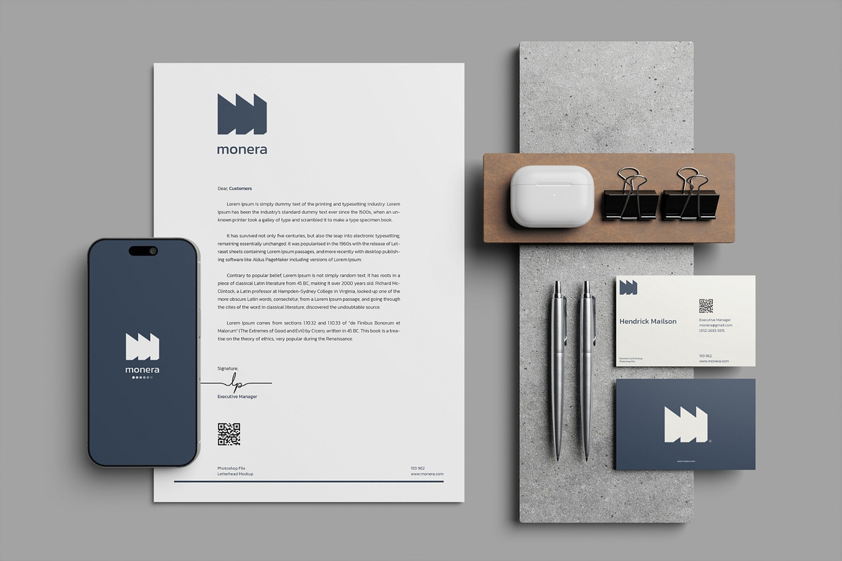 Realistic Stationery Mockup PSD, a Books & Magazine Mockup by MA-KING_ART (Photo 4 of 5)