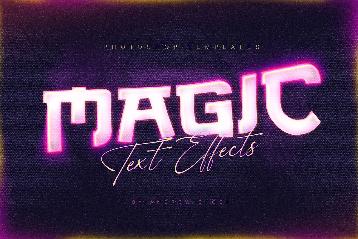 Gradient Blur Text Effects Bundle, a Layer Style Add-On by Andrew Skoch Design (Photo 9 of 11)