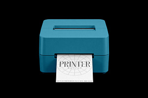 Printer Mockup, a Product Mockup by Design Squad